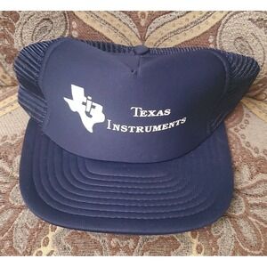 Texas Instruments  SnapBack Hat Cap Vintage 80's